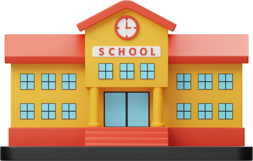 3D School Building 